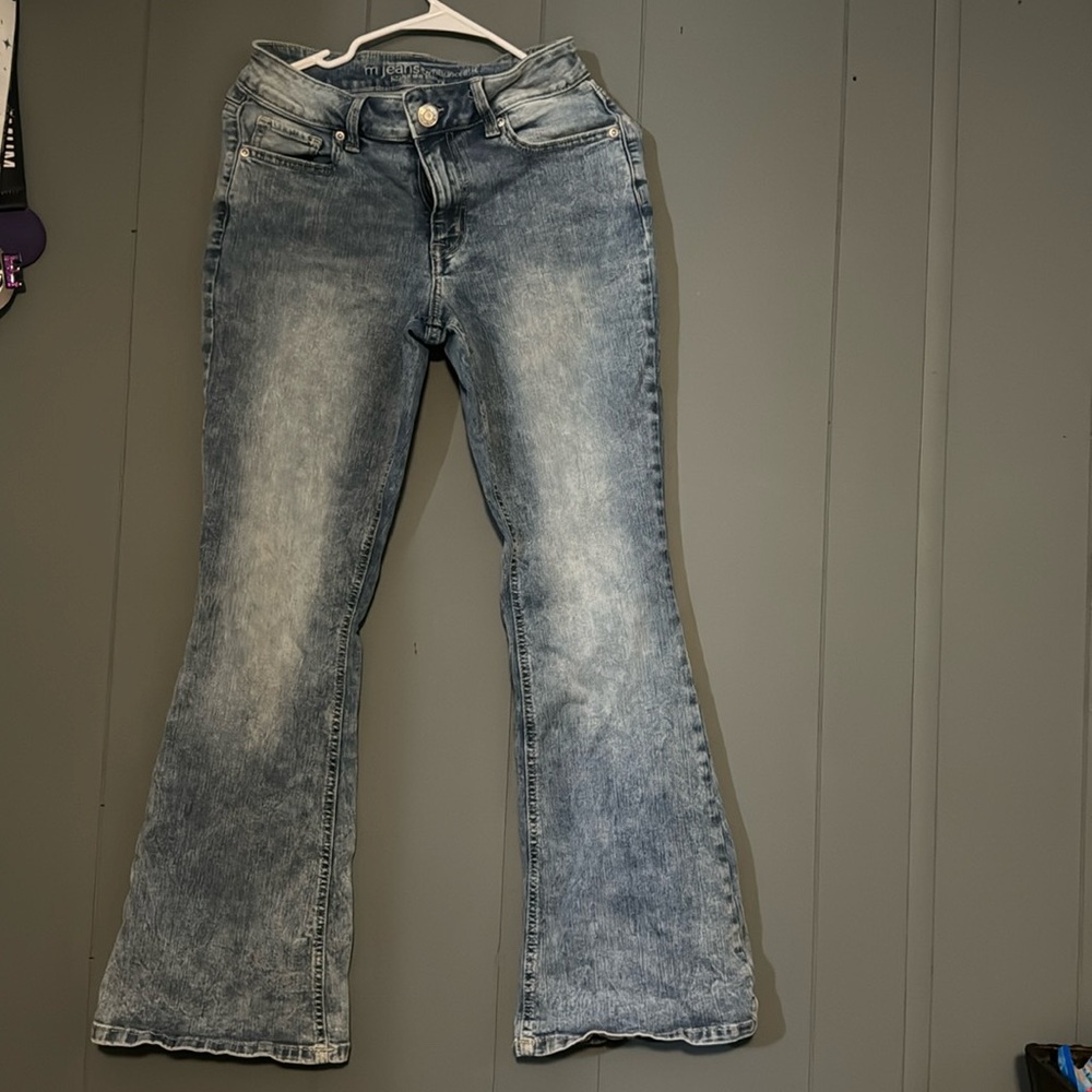 Women’s wide leg jeans , stretchy